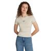 Γυναικείο T-shirt Tommy Jeans Slim Essential Logo1 Ext Newsprint DW0DW18800-ACG