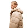 Ανδρικό Μπουφάν Tommy Jeans Hooded Down Puffer Coastal Taupe DM0DM22255-AFE
