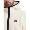 Ανδρική Ζακέτα Tommy Jeans Tjm Reg Badge Teddy Zip Tru Ext Cream DM0DM19224-AEF