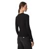 Γυναικεία Μπλούζα Tommy Hilfiger Tjw Slim Classic Logo Ls Tee Black DW0DW23248-BDS
