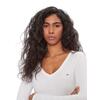 Γυναικείο T-Shirt Tommy Jeans Tjw Slim Essential Rib V Ls Ancient White DW0DW17990-YBH