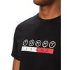 Ανδρικό T-shirt Tommy Jeans Tjm Slim Dna Play Tee Ext Black DM0DM23715-BDS
