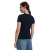 Γυναικείο T-shirt Tommy Jeans Tjw Slim Wavy Flag Tee Ext Dark Night Navy DW0DW22781-C1G