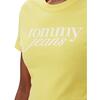 Γυναικείο T-shirt Tommy Jeans Slim Essential Logo ExYellow Dahlia DW0DW19447-ZGP