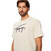 Ανδρικό T-Shirt Tommy Jeans Tjm Reg Signature Twist Tee Ext Newsprint DM0DM19683-ACG