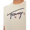 Ανδρικό T-Shirt Tommy Jeans Tjm Reg Signature Twist Tee Ext Newsprint DM0DM19683-ACG