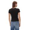 Γυναικείο T-shirt Tommy Jeans Slim Essential Logo 2 Tee Black DW0DW20316-BDS