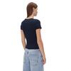 Γυναικείο T-shirt Tommy Jeans Slim Essential Logo 2 Tee Dark Night Navy DW0DW20316-C1G