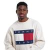Αντρικό Φούτερ Tommy Jeans Melange Flag Crew Oat Marl Htr DM0DM21186-AE3