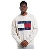 Αντρικό Φούτερ Tommy Jeans Melange Flag Crew Oat Marl Htr DM0DM21186-AE3
