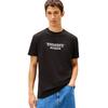 Ανδρικό T-Shirt Tommy Jeans Tjm Reg Bills Font Ss Tee Ext Black DM0DM22322-BDS