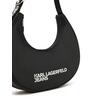Γυναικεία Τσάντα Χειρός Karl Lagerfeld Jeans Essential Nylon Moon Bag Black A1W30231-999