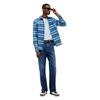 Ανδρικό Πουκάμισο Tommy Jeans Tjm Reg Pattern Corduroy Shirt Westside Blue Check DM0DM23615-0MZ
