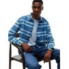 Ανδρικό Πουκάμισο Tommy Jeans Tjm Reg Pattern Corduroy Shirt Westside Blue Check DM0DM23615-0MZ