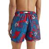 Ανδρικό Μαγιό Tommy Hilfiger Medium Drawstring Print Tropic March Primary Red UM0UM02827-0LI