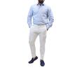 Vittorio Artist Trousers in White COMO-WHITE