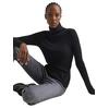 Γυναικείο Πουλόβερ Tommy Hilfiger Lyocell Silk Roll-Nk Sweater Black WW0WW35869-BDS