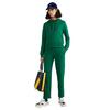 Γυναικεία Φόρμα Tommy Hilfiger Tapered Terry Vlvt Trim Swtpants Prep Green WW0WW37075-L4OR