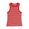 Γυναικείο Top Tommy Hilfiger Slim 5X2 Rib Ns Primary Red/Ecru Stp WW0WW38635-0EX