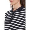 Γυναικείο Polo Tommy Hilfiger 1985 Reg Pique Stripe Polo Ss Breton Desert Sky/Ecru WW0WW39531-0A6
