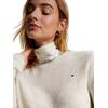 Γυναικείο Πουλόβερ Tommy Hilfiger Soft Wool C-Nk Sweater Ancient White WW0WW40264-YBH