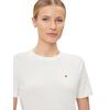 Γυναικείο T-Shirt Tommy Hilfiger New Slim Cody C_Nk Ss White WW0WW40587-YBL