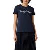 Γυναικείο T-shirt Tommy Hilfiger Reg C-Nk Signature Tee Ss Desert Sky WW0WW41674-DW5