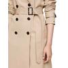 Γυναικεία Καμπαρντίνα Tommy Hilfiger Cottn Db Slim Fit Trench Beige WW0WW42133-AEG
