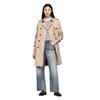 Γυναικεία Καμπαρντίνα Tommy Hilfiger Cottn Db Slim Fit Trench Beige WW0WW42133-AEG