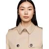 Γυναικεία Καμπαρντίνα Tommy Hilfiger Cottn Db Slim Fit Trench Beige WW0WW42133-AEG