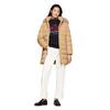 Γυναικείο Μπουφάν Tommy Hilfiger Heritage Down Tyra Coat With Fur Classic Khaki WW0WW43234-RBL