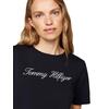 Γυναικείo T-shirt Tommy Hilfiger Nos Script Regural C Nk Ss Nos Desert Sky WW0WW43459-02G