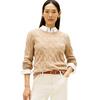 Γυναικείο Πουλόβερ Tommy Hilfiger Soft Wool Cable C-nk Safari Canvas Heather  WW0WW43586-ADM