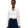 Γυναικείο Πουκάμισο Tommy Hilfiger Fluid Vis Prt Regular Ls Boats Ivory Silk WW0WW44036-0K5
