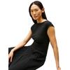 Γυναικείο Φόρεμα Tommy Hilfiger 5X2 Rib Midi F&f Drs Black WW0WW44491-BDS