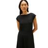 Γυναικείο Φόρεμα Tommy Hilfiger 5X2 Rib Midi F&f Drs Black WW0WW44491-BDS
