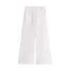 Γυναικείο Παντελόνι Tommy Hilfiger Poplin Wide Leg Pant Th Optic White WW0WW45891-YCF