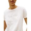 Γυναικείο T-Shirt Τommy Hilfiger Lurex Script Reg C Nk Ss Tee Ivory Silk WW0WW47210-YA8
