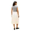 Γυναικεία Φούστα Tommy Hilfiger Fluid Pleated Pull On Midi Ivory Petal WW0WW43886-Z00