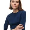 Γυναικεία Μπλούζα Tommy Hilfiger Cody Slim C-Nk L/s T-shirt Dark Blue WW0WW53689-C1G