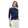 Γυναικεία Μπλούζα Tommy Hilfiger Cody Slim C-Nk L/s T-shirt Dark Blue WW0WW53689-C1G