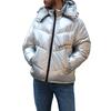 Ανδρικό Μπουφάν Karl Lagerfeld Jeans Klj Shiny Puffer Silver 240D1502-J137