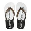 Γυναικεία Σανδάλια Calvin Klein Beach Sandal Flatform Monologo Black/Bright White YW0YW01617-0GM
