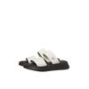 Γυναικείες Παντόφλες Calvin Klein Sandal Slide Double Strap Silver Birch Black YW0YW01694-CJH