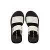 Γυναικείες Παντόφλες Calvin Klein Sandal Slide Double Strap Silver Birch Black YW0YW01694-CJH