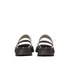Γυναικείες Παντόφλες Calvin Klein Sandal Slide Double Strap Silver Birch Black YW0YW01694-CJH