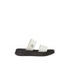 Γυναικείες Παντόφλες Calvin Klein Sandal Slide Double Strap Silver Birch Black YW0YW01694-CJH