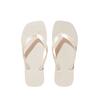 Γυναικείες Παντόφλες Calvin Klein Thong Tpu Metallic Eggshell Bright White YW0YW01720-ACF