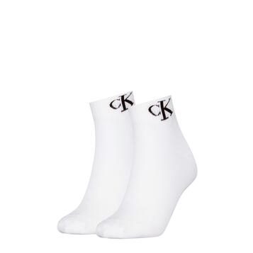 Ανδρικές Κάλτσες Calvin Klein Quarter 2p Monogram White 701228805-002 Ανδρικές Κάλτσες Calvin Klein Quarter 2p Monogram White 701228805-002