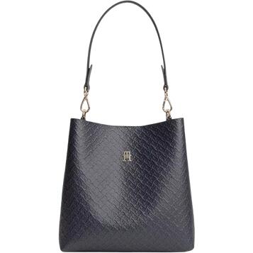 Γυναικεία Τσάντα Ώμου Tommy Hilfiger Th Icon Shoulder Mono Space Blue AW0AW19000-DW6